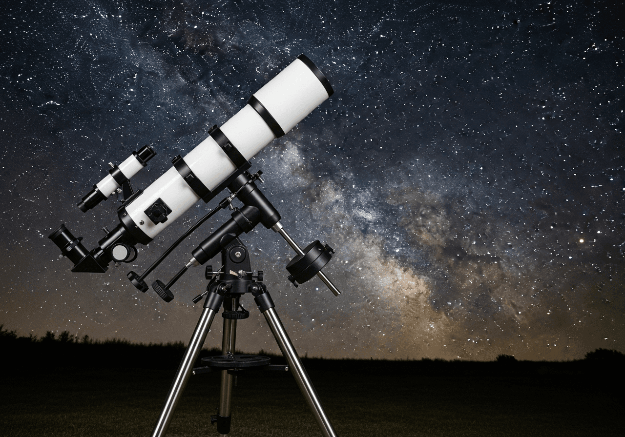 Beginner-friendly telescope setup for observing comets and deep sky objects